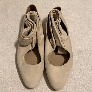 THE ROW Lace Up Ballet Flat 37